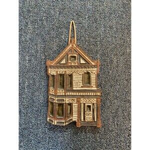 Victorian House earthenware wall hanging 8.5" x 5.5" by Victoria Littlejohn